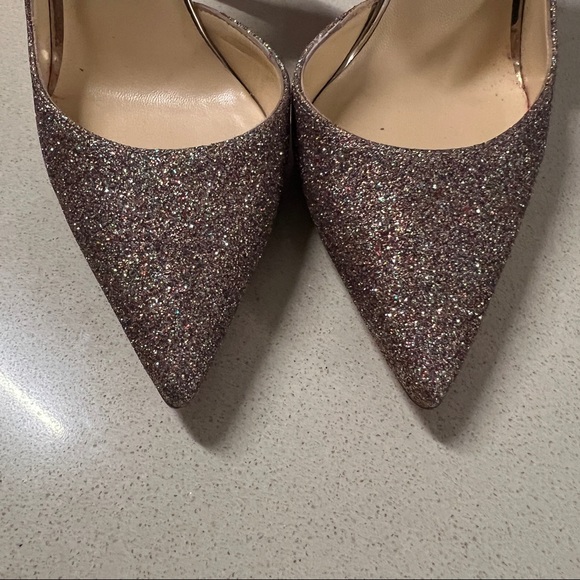 Louboutin Iriza Sparkle 100mm Sz 36.5 - Picture 3 of 7